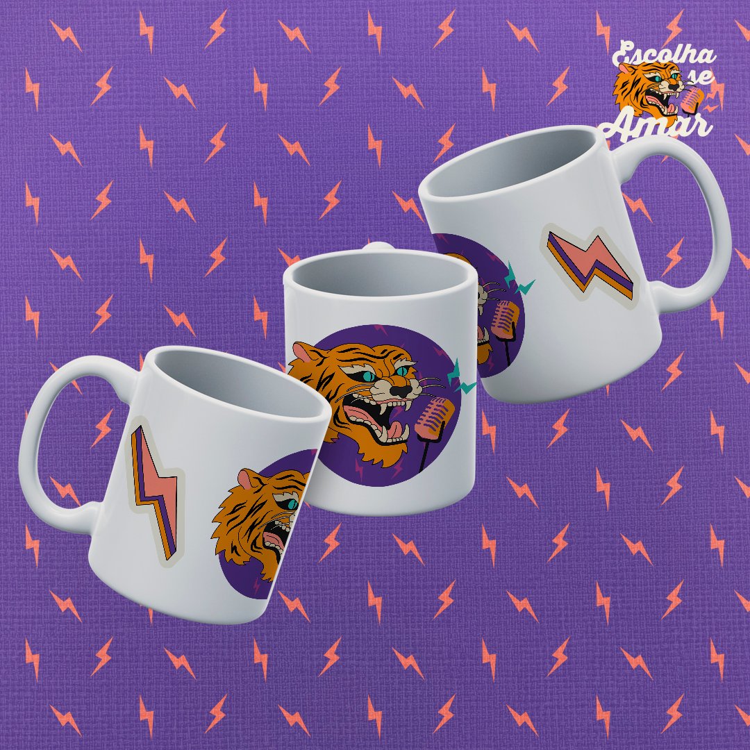 Nome do produto: Empoderamento alto e claro - Caneca