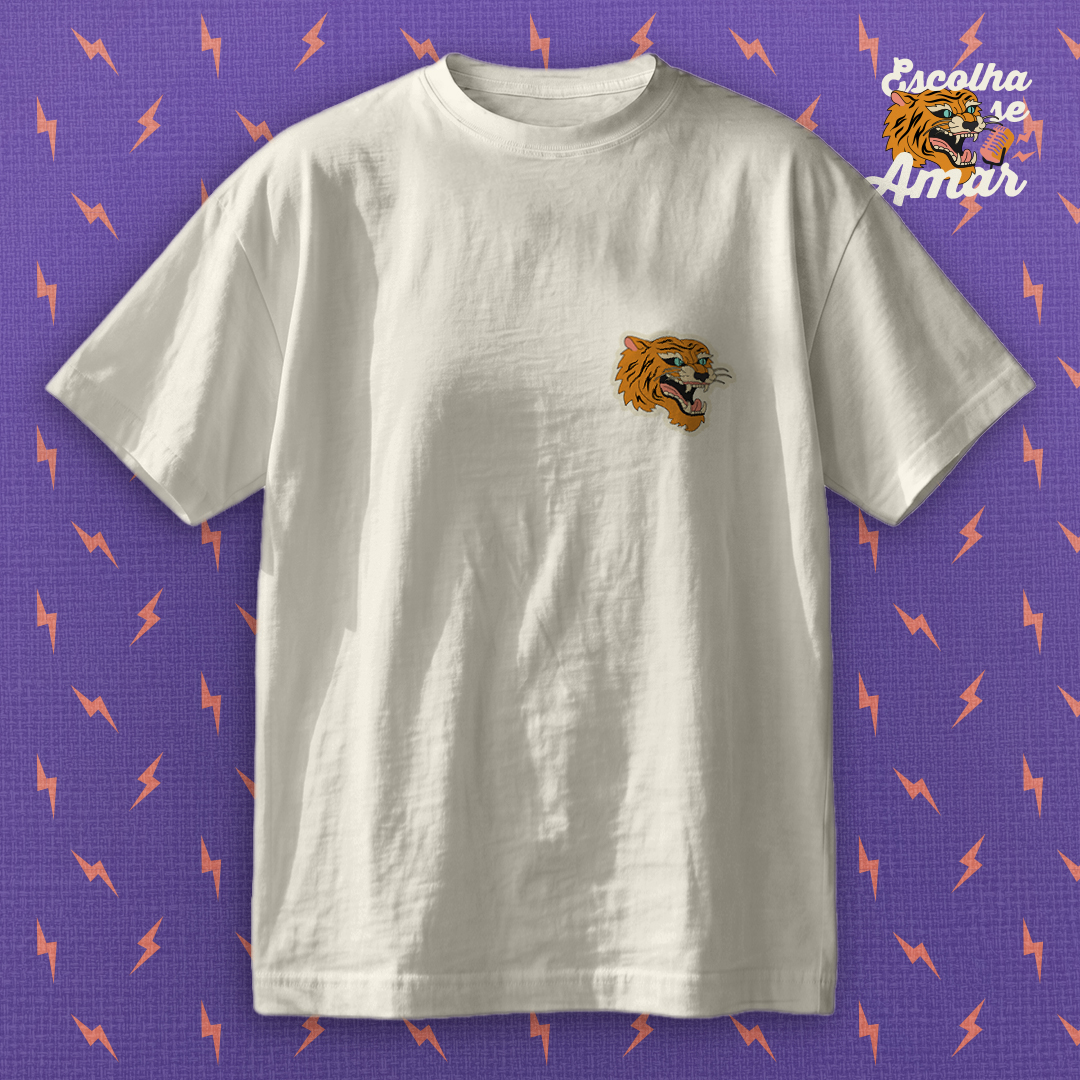 Tigre Escolha se Amar - Camiseta Regular