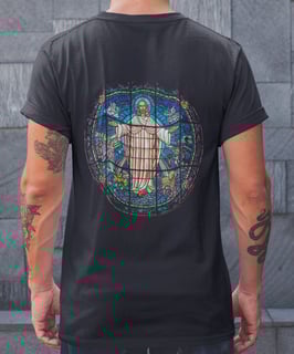 Nome do produto Vitral - Jesus - frente e verso