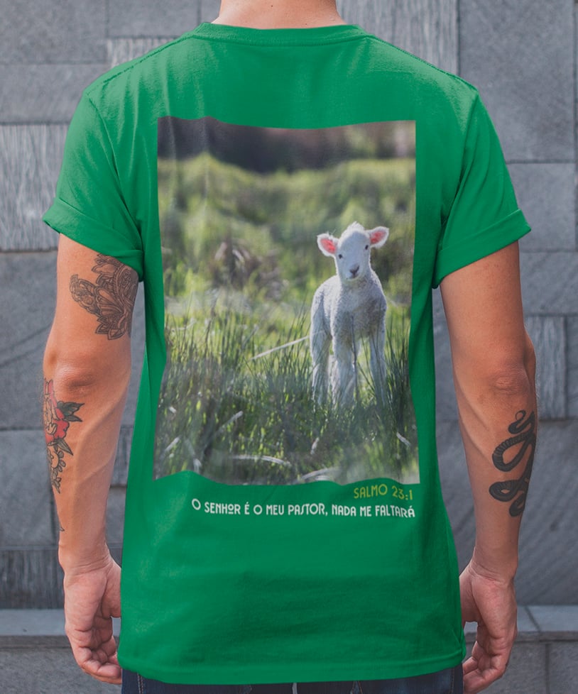 Nome do produto: Salmo 23:1 - frente e verso