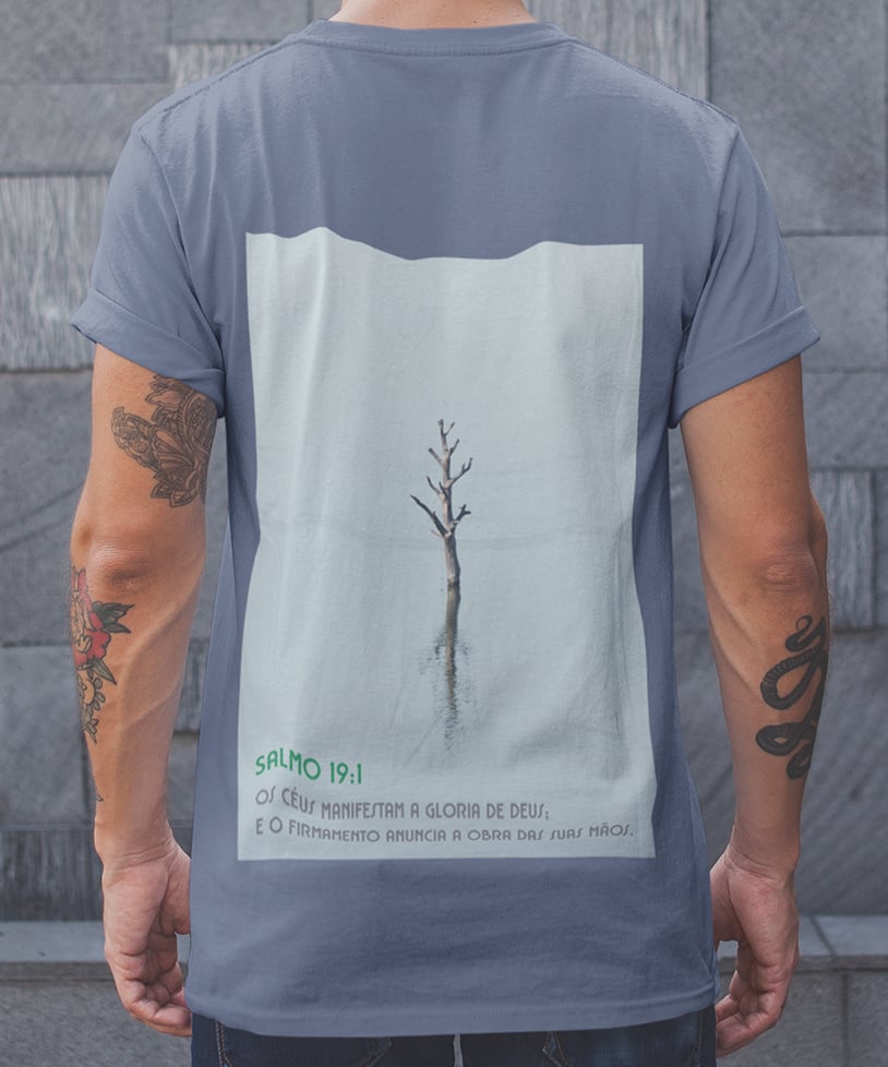 Nome do produto: Nosso maravilhoso Deus - malha estonada frente e verso