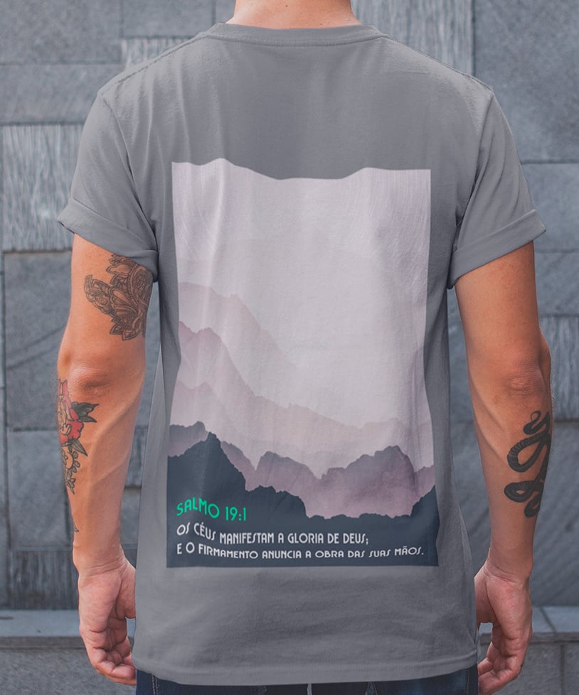 Nome do produto: Nosso maravilhoso Deus - malha estonada frente e verso