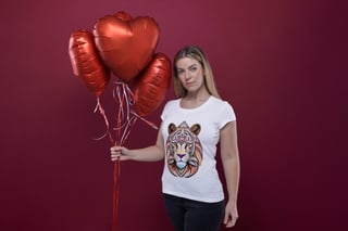 Nome do produto Blusa BABY LONG - Leão Mandala