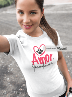 Nome do produto CAMISA BABY LONG - AMOR INCONDICIONAL POR PET