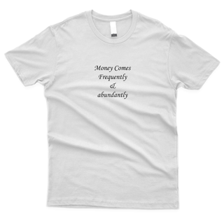 Nome do produto Camiseta Money Comes & abundantly