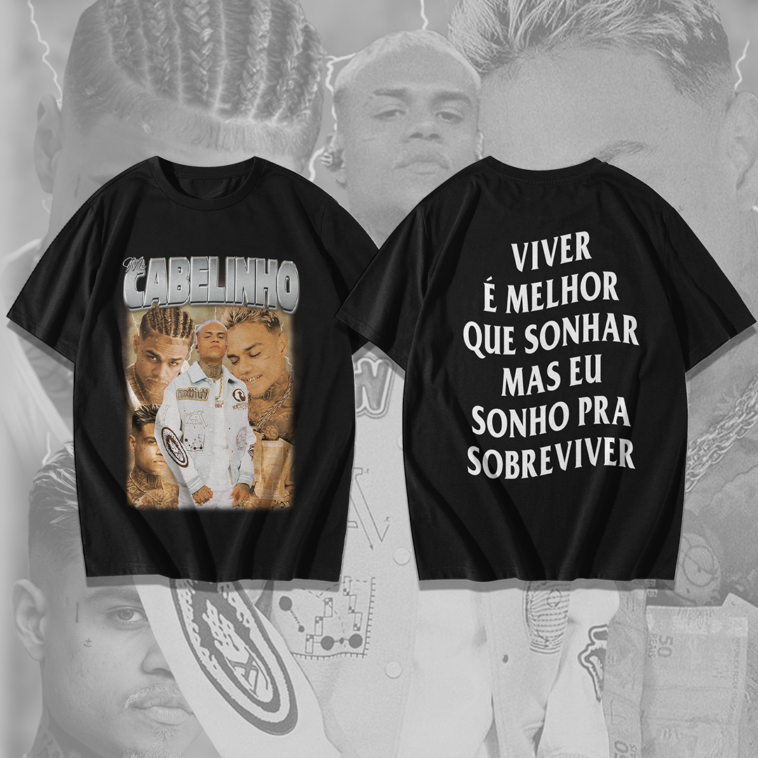Nome do produto: Camiseta Mc Cabelinho