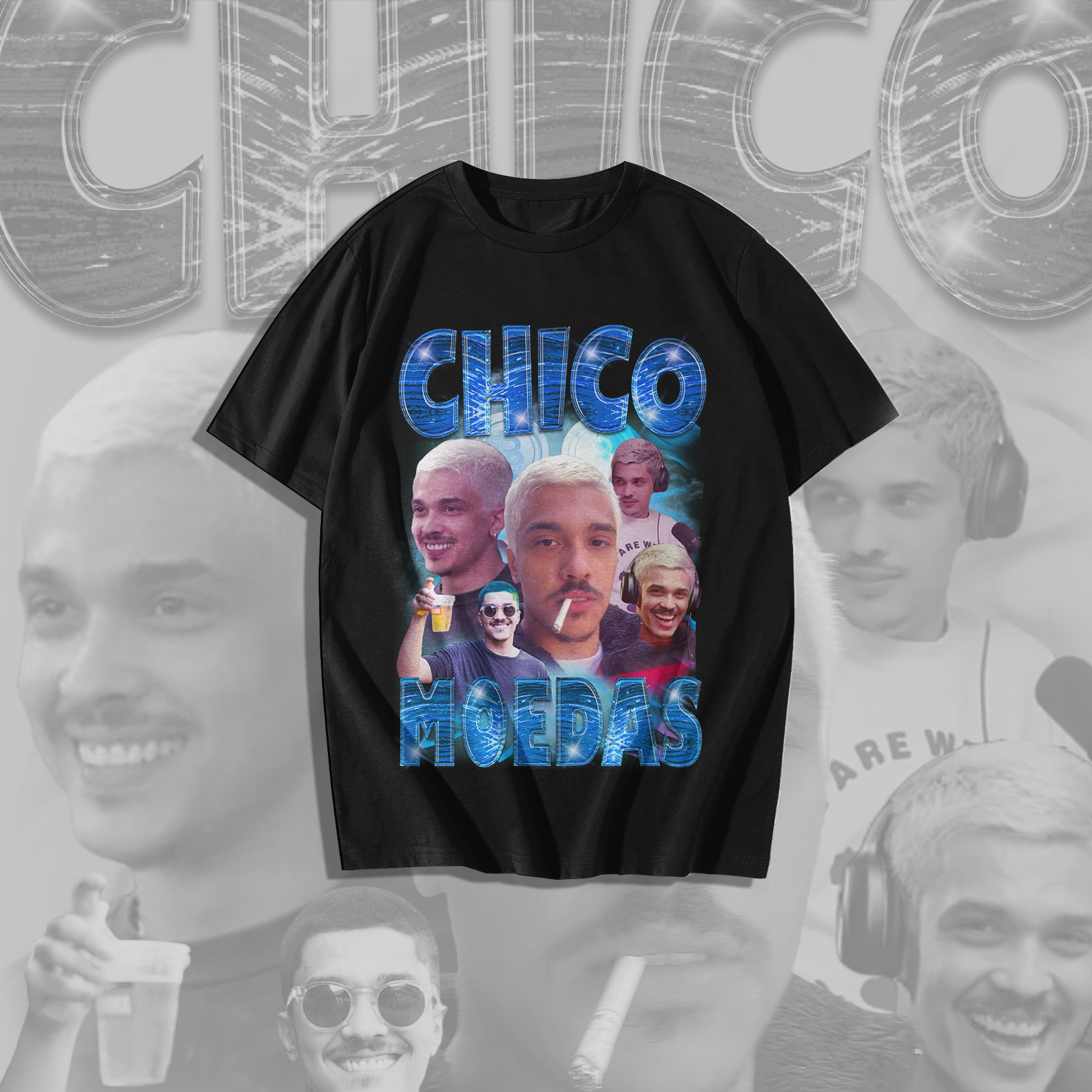 Camiseta Chico Moedas