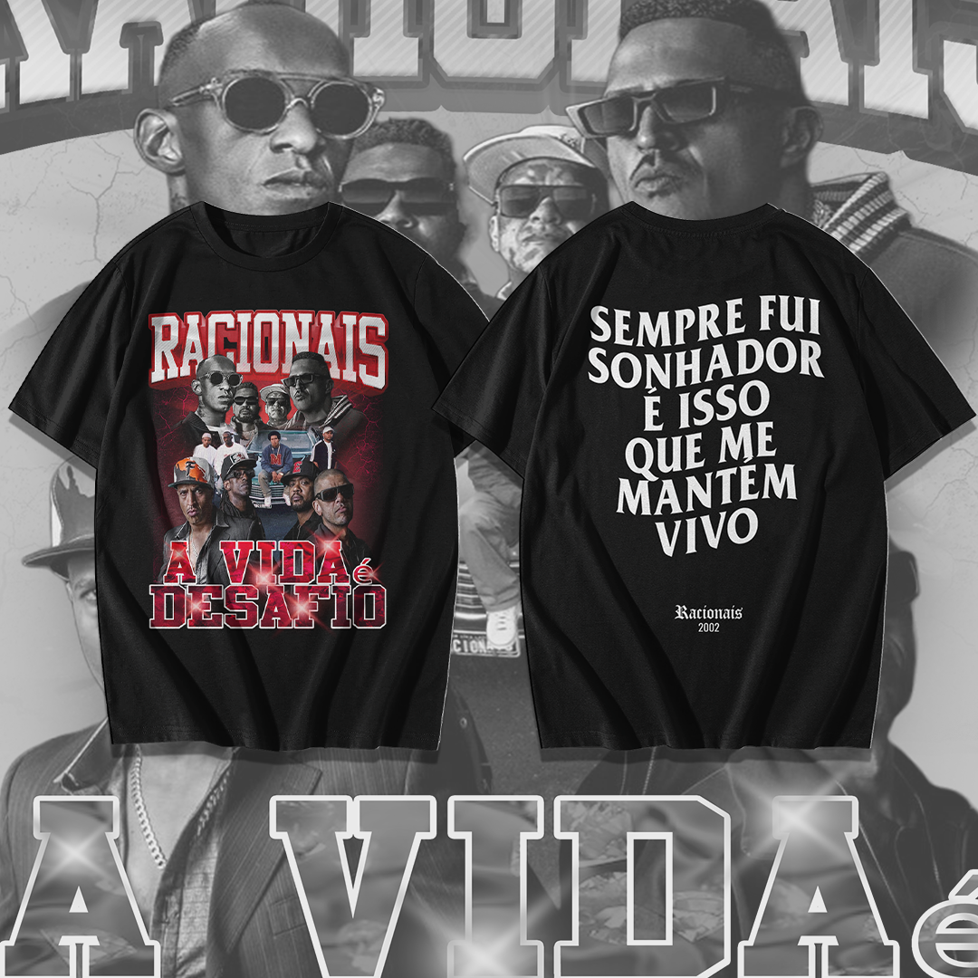 Nome do produto: Camiseta Racionais