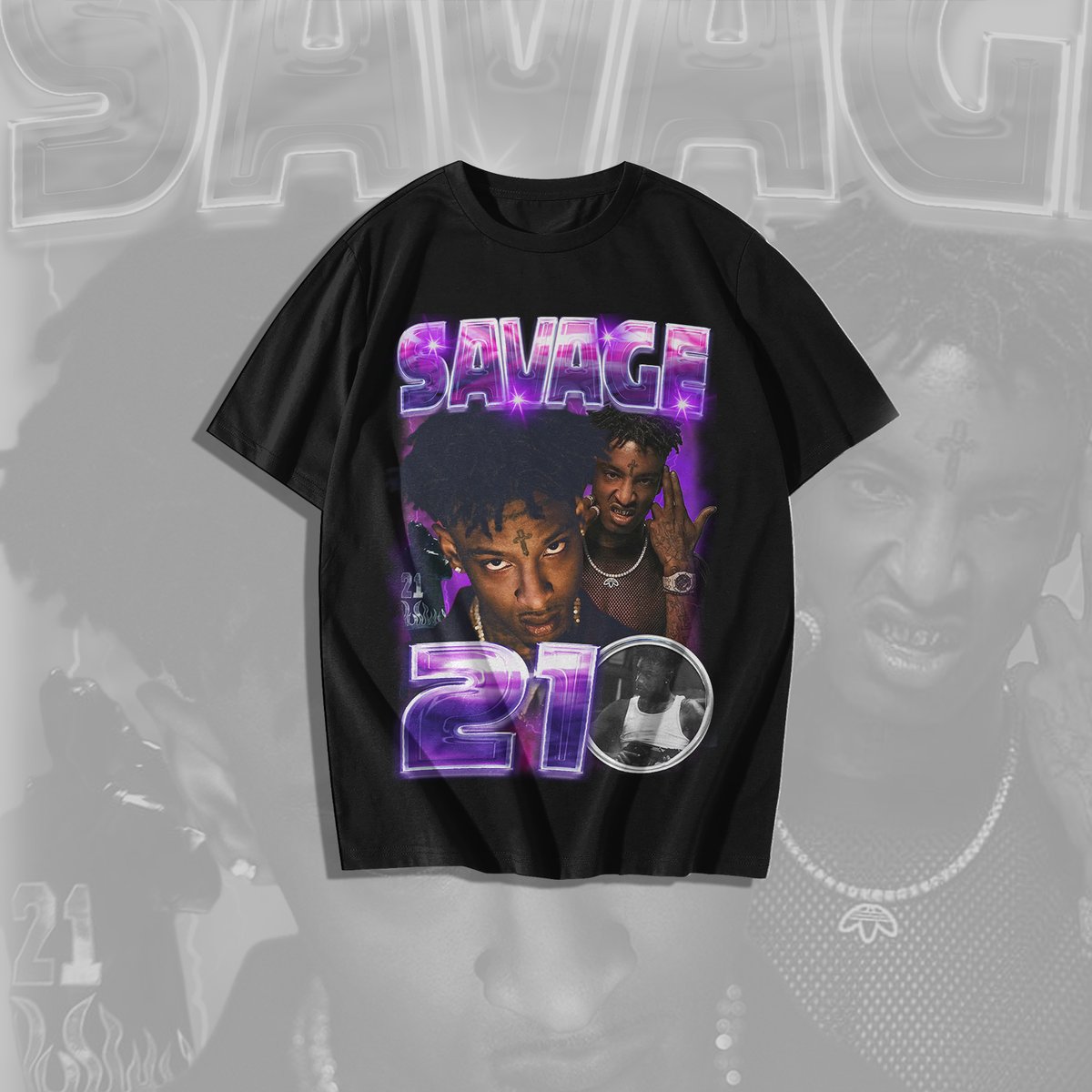Nome do produto: Camiseta 21 Savage