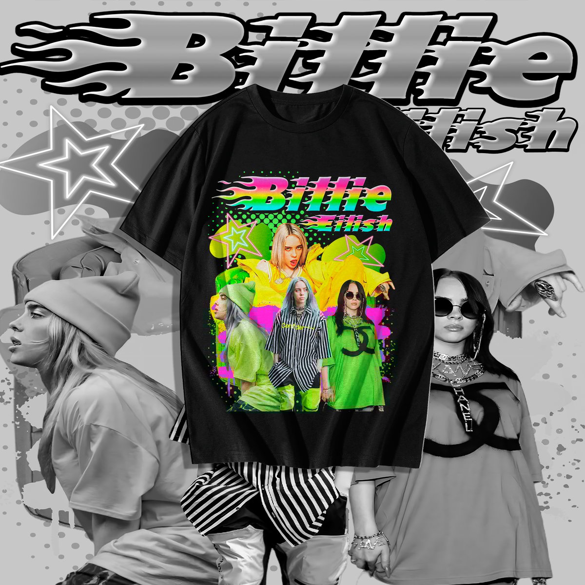 Nome do produto: Camiseta Billie Eilish