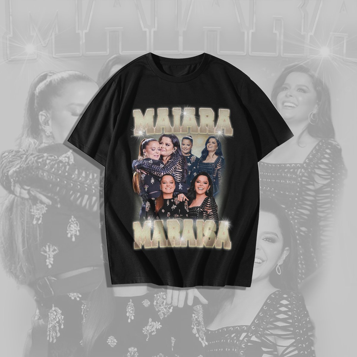 Nome do produto: Camiseta Maiara e Maraisa
