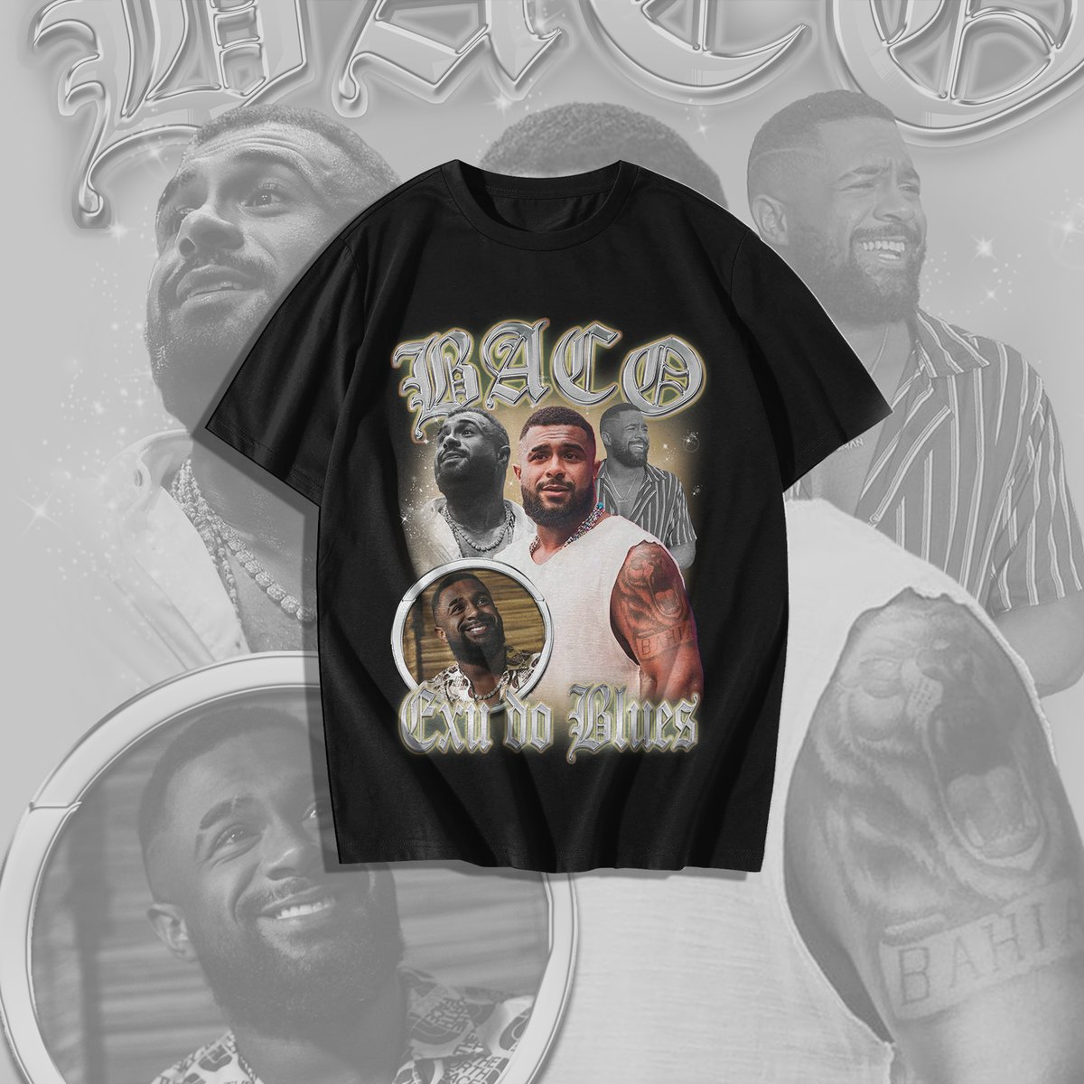 Nome do produto: Camiseta Baco Exu do Blues