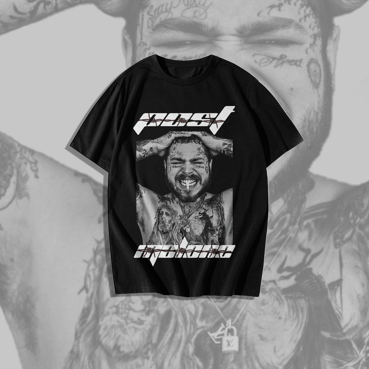 Nome do produto: Camiseta Post Malone