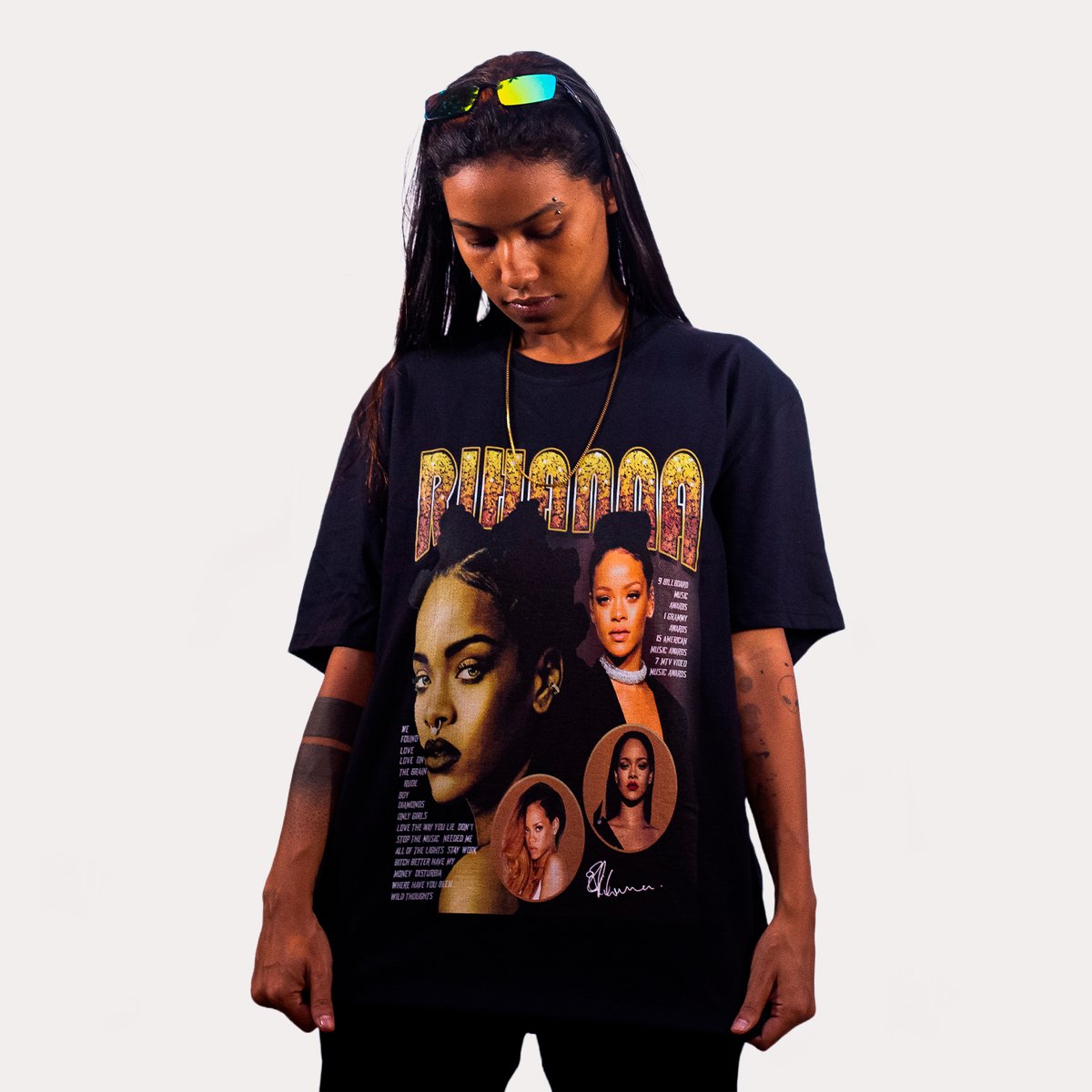 Nome do produto: Camiseta Rihanna