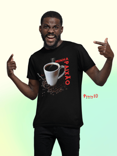 Camiseta Dimona Masculina Estampada Amo Café