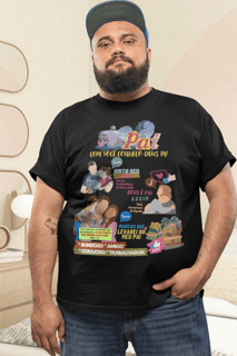 Plus Size Camiseta Dimona Pai Com Você Conheço Deus