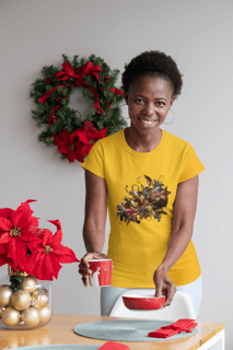 Camiseta Estampada Feminina Natal