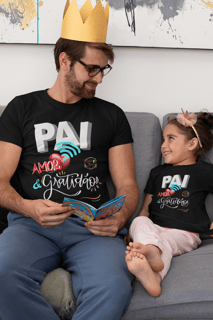 Camiseta Dimona Presente Pai Amor Conexão Gratidão