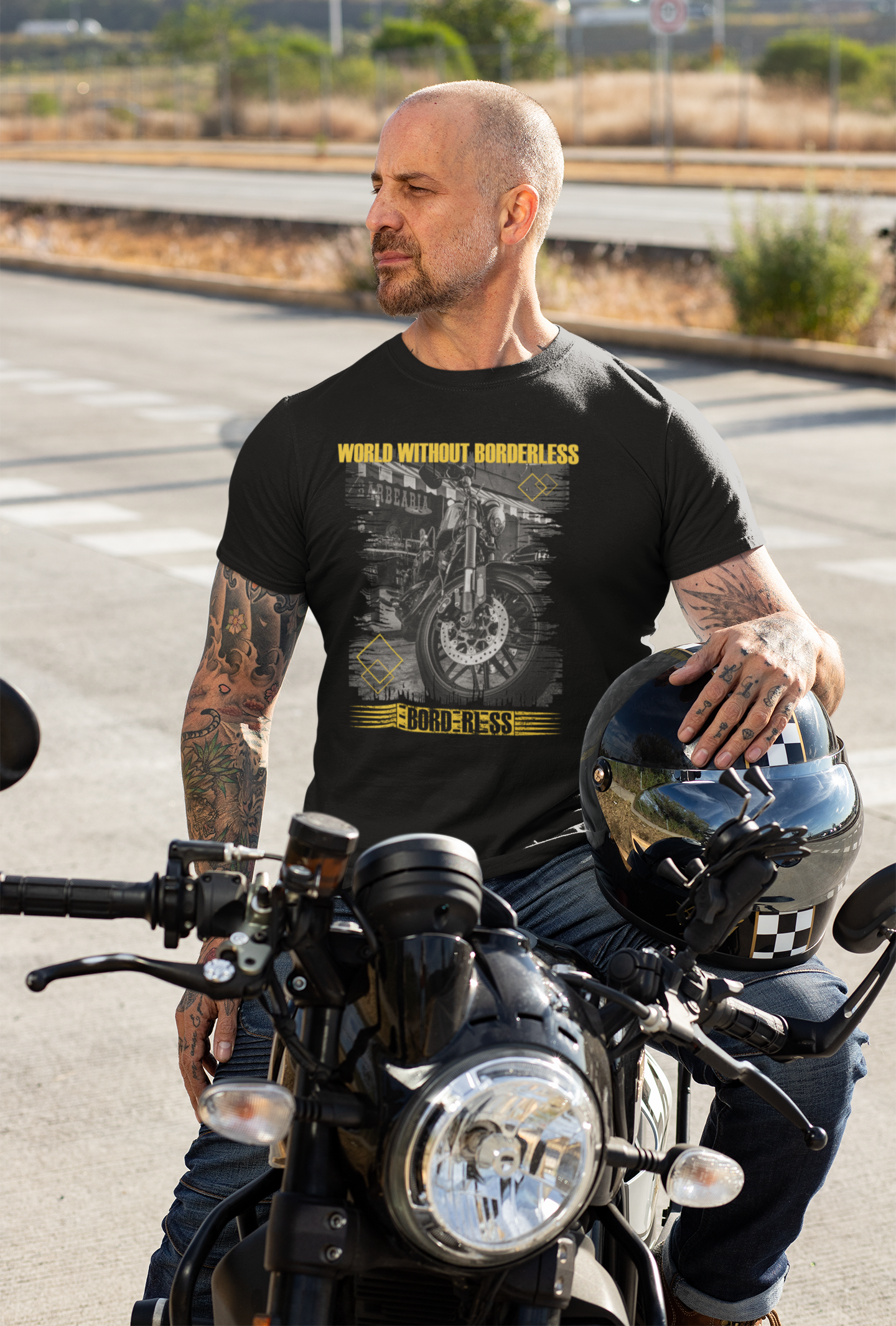 CAMISETA PRIME  PHOTOGRAPH MOTORCYCLE