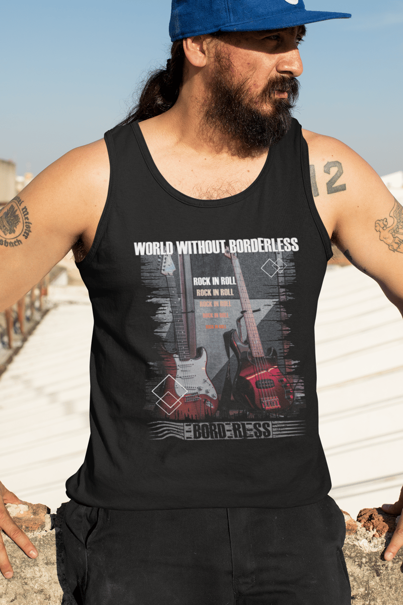 Nome do produto: REGATA CLASSIC PHOTOGRAPH ROCK IN ROLL