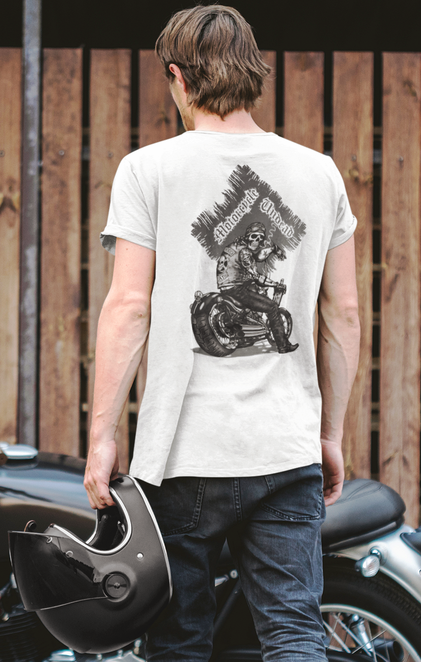 CAMISETA QUALITY MOTORCYCLE UNDEAD