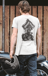 CAMISETA QUALITY MOTORCYCLE UNDEAD