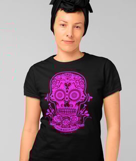 Nome do produto Calavera Mexicana Preta - fem