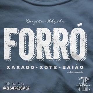 Nome do produto Forró Lettering - Fem