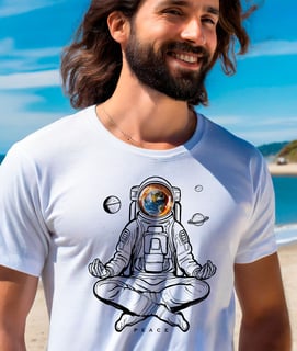 Nome do produto Astronauta Paz - Masc