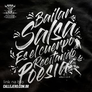 Nome do produto Bailar Salsa es el Cuerpo Recitando Poesia