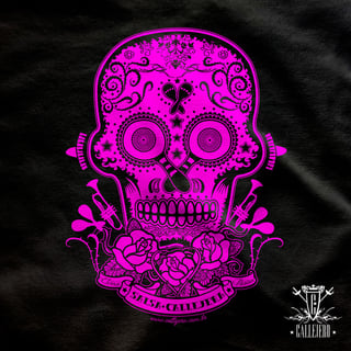 Nome do produto Calavera Mexicana Preta - fem