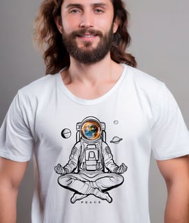 Nome do produto Astronauta Paz - Masc