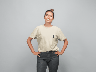 Camiseta Prime ÓRBITA® – Lua em Sombra | Fase Interna