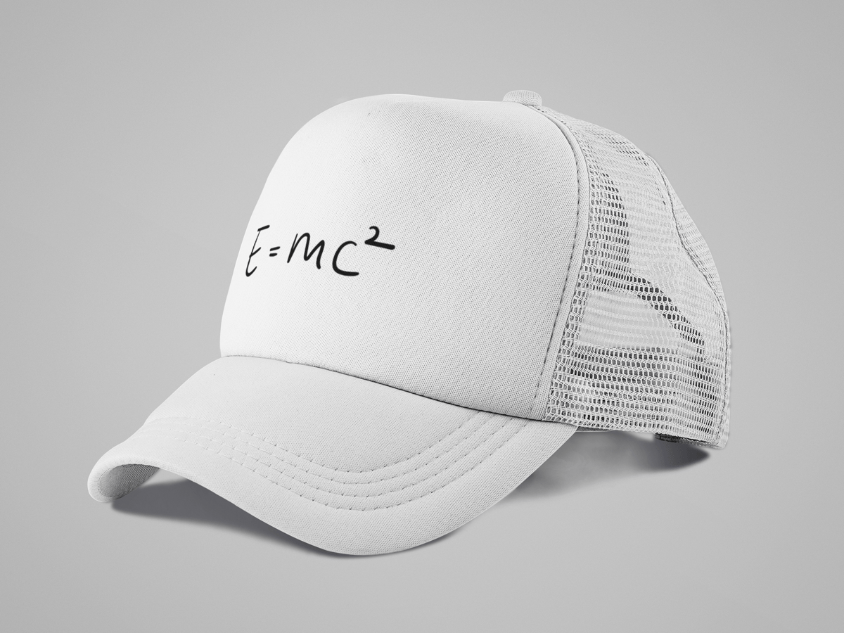 Nome do produto: Boné ÓRBITA® – E = mc² | Energia É Tudo
