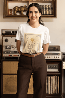 Camiseta Premium Tarot Estelar — A ESTRELA | ÓRBITA®