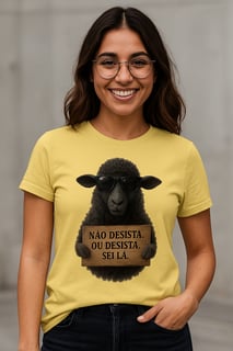 Ovelha Negra | Desista ou sei lá. T-Shirt Prime