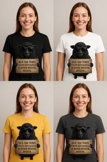Nome do produtoOvelha Negra | Desista se quiser. T-Shirt Prime