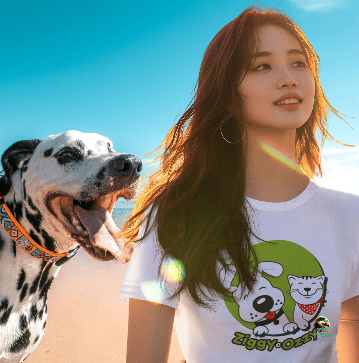 Nome do produto: Camiseta Coleção Ziggy&Ozzy