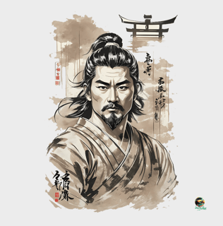 Nome do produto Camiseta Samurai Design Pima
