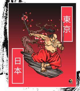 Nome do produto Camiseta Coleção Samurai