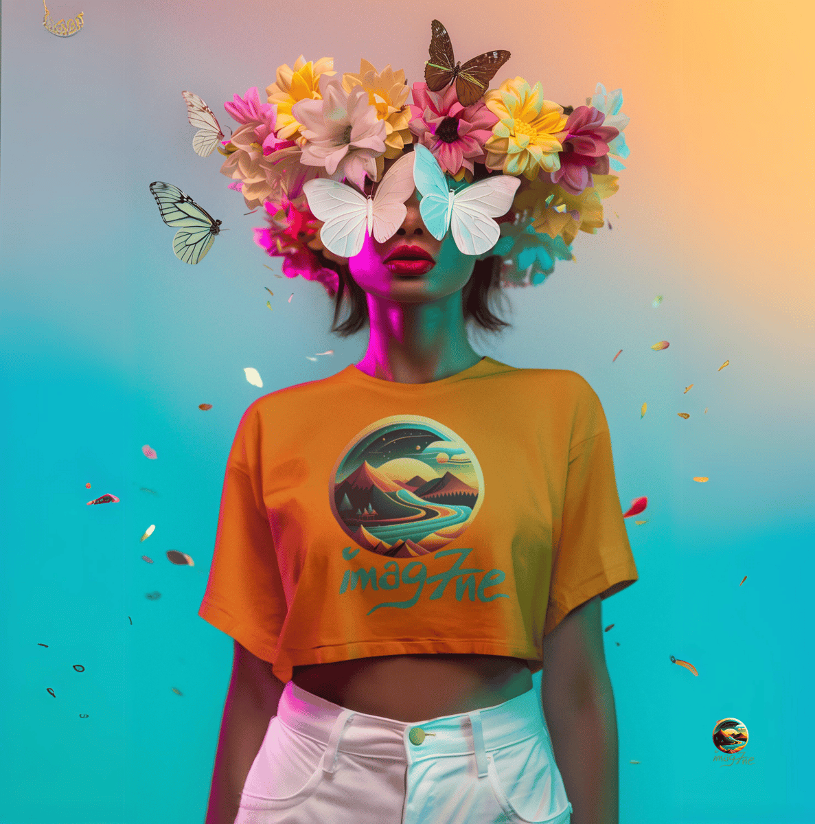 Nome do produto: Camiseta Imagine-se com Imag7ne!