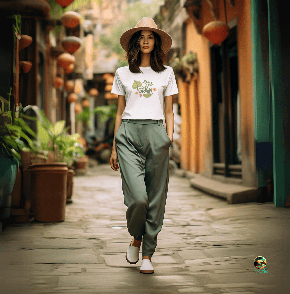 Nome do produto: Camiseta Coleção Estilo Verde