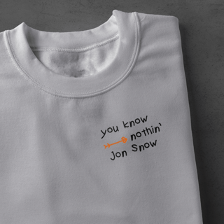 Nome do produto Moletom Jon Snow + Ygritte