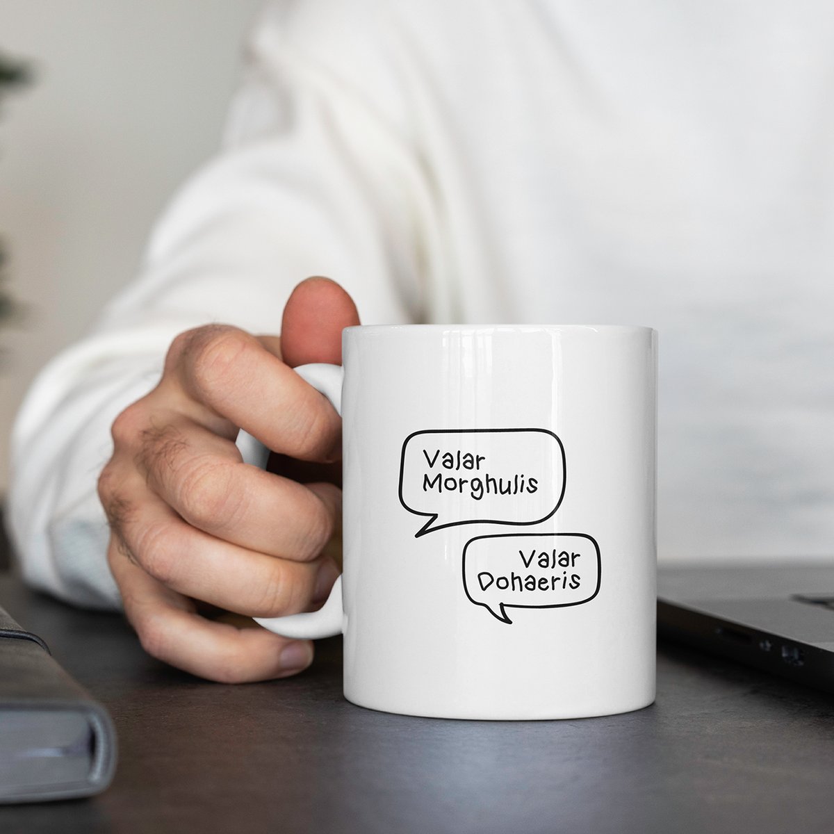 Nome do produto: Caneca Valar Morghulis