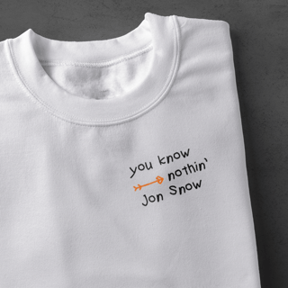 Nome do produto Moletom Jon Snow + Ygritte