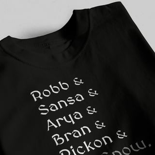 Nome do produto Camiseta Crianças Stark