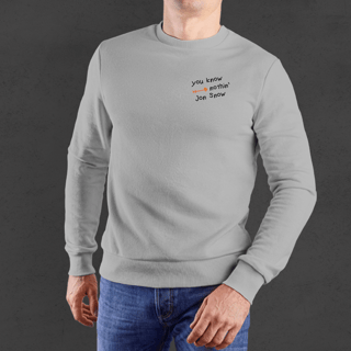 Nome do produto Moletom Jon Snow + Ygritte