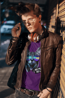 Nome do produto Gato DJ No Music, No Life.