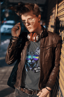 Nome do produto Gato DJ No Music, No Life.