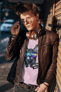 Nome do produto Gato DJ No Music, No Life.